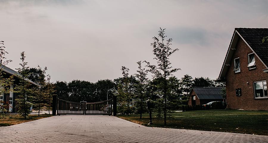 Bestrating bedrijventerrein